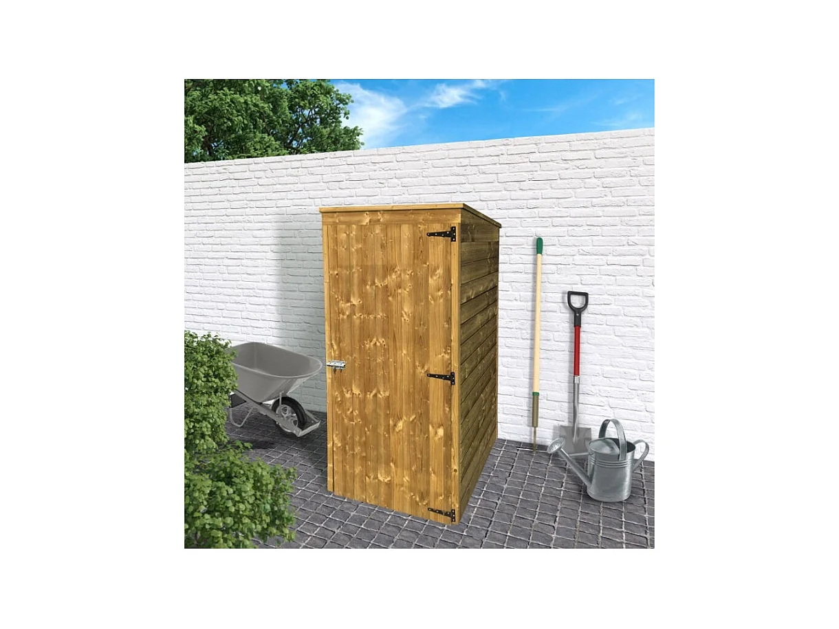 Abri de Jardin Solid Modern 90x96cm - 0.87m² - Rangement Extérieur