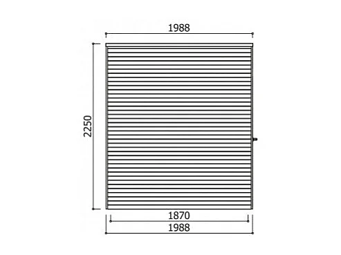 Abri de Jardin Solid Salerno (5.37 m²) - Résistant & Spacieux