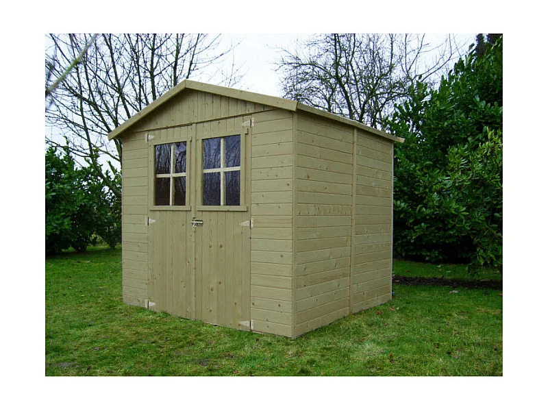 Abri de Jardin Solid Elsa 3.9m² - Bois Imprégné 212x184cm