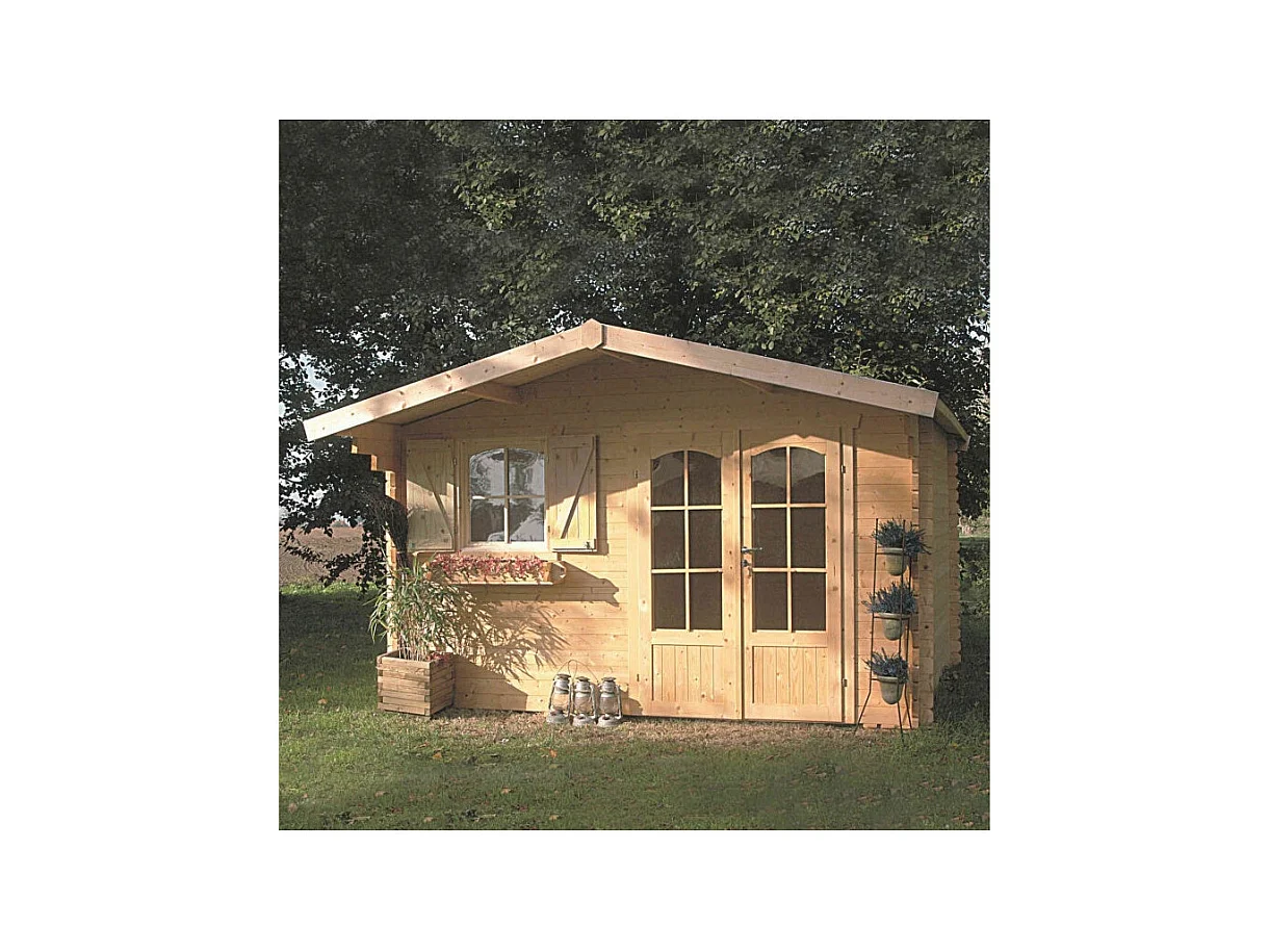 Abri de jardin Solid MORZINE - 12.73m² - 388x328cm