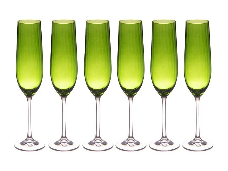 Flûte verte Santa 19 cl (lot de 6)