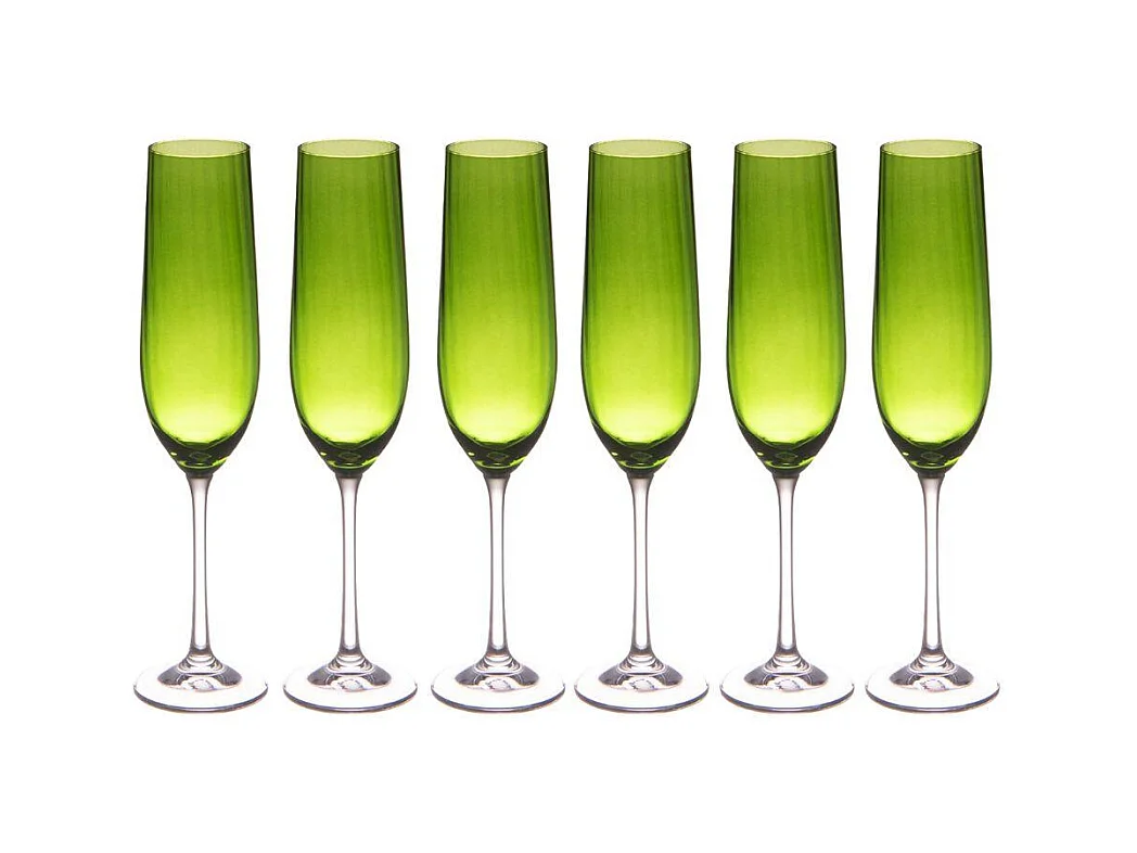 Flûte verte Santa 19 cl (lot de 6)