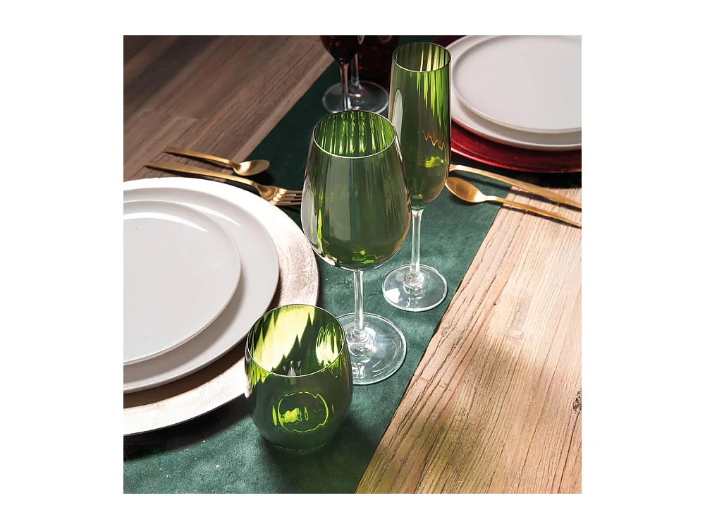 Flûte verte Santa 19 cl (lot de 6)