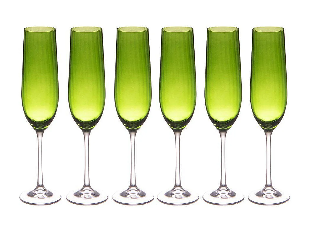 Flûte verte Santa 19 cl (lot de 6)