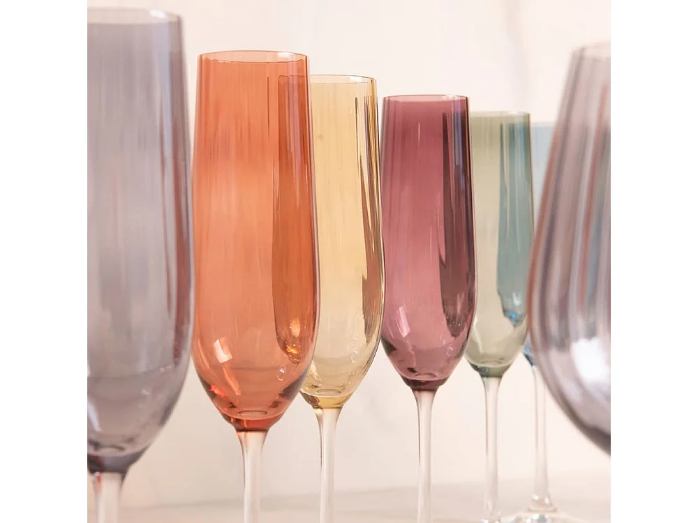 Coffret de 6 flûtes Lumen 19 cl