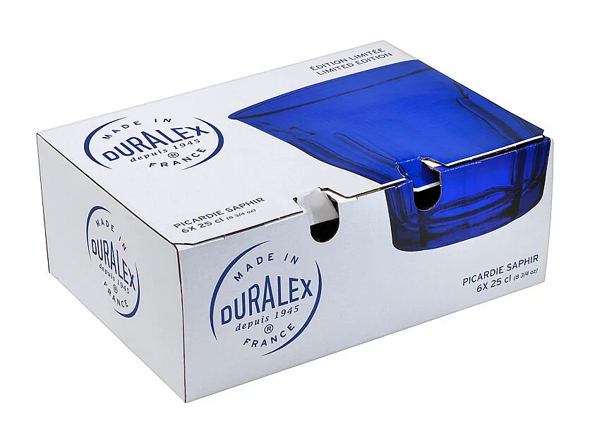Gobelet Picardie saphir 25 cl (lot de 6)