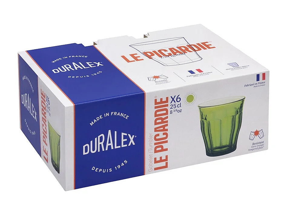 Gobelet Picardie vert 25 cl (lot de 4)