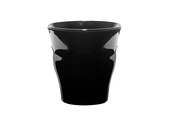 Boite de 6 gobelets Picardie noir 9 cl