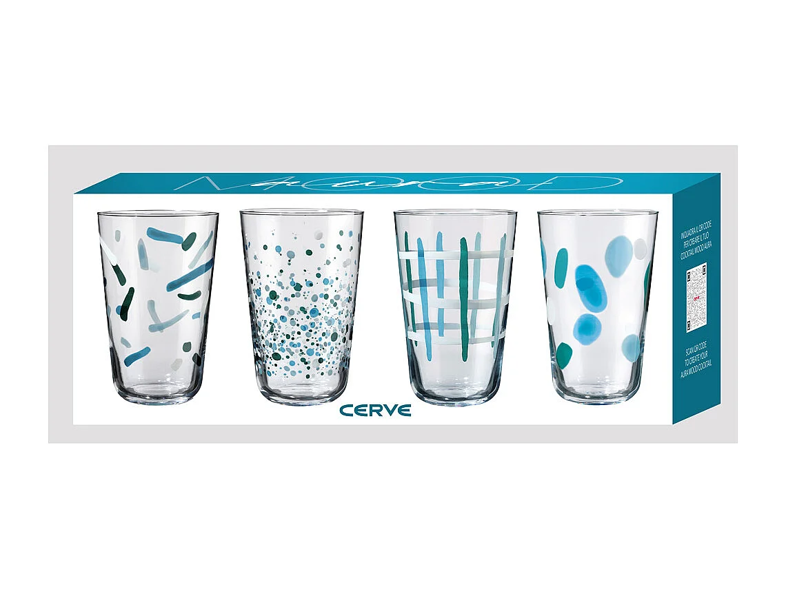 Boite de 4 gobelets Aura 40 cl