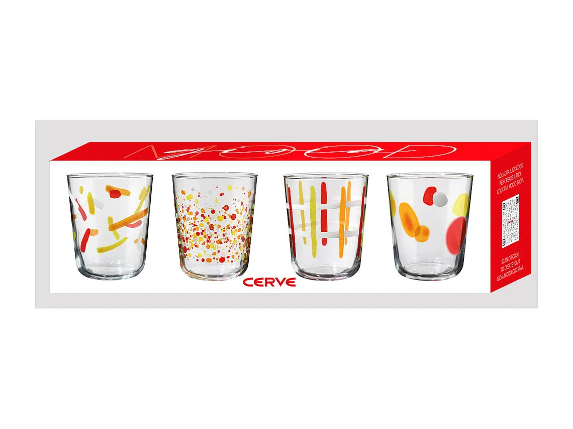 Boite de 4 gobelets Gioia 31,5 cl