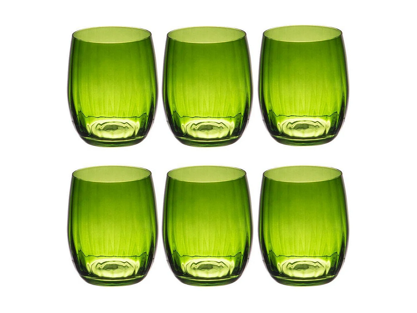 Gobelet vert Santa 30 cl (lot de 6)