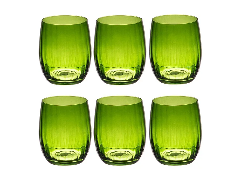 Gobelet vert Santa 30 cl (lot de 6)