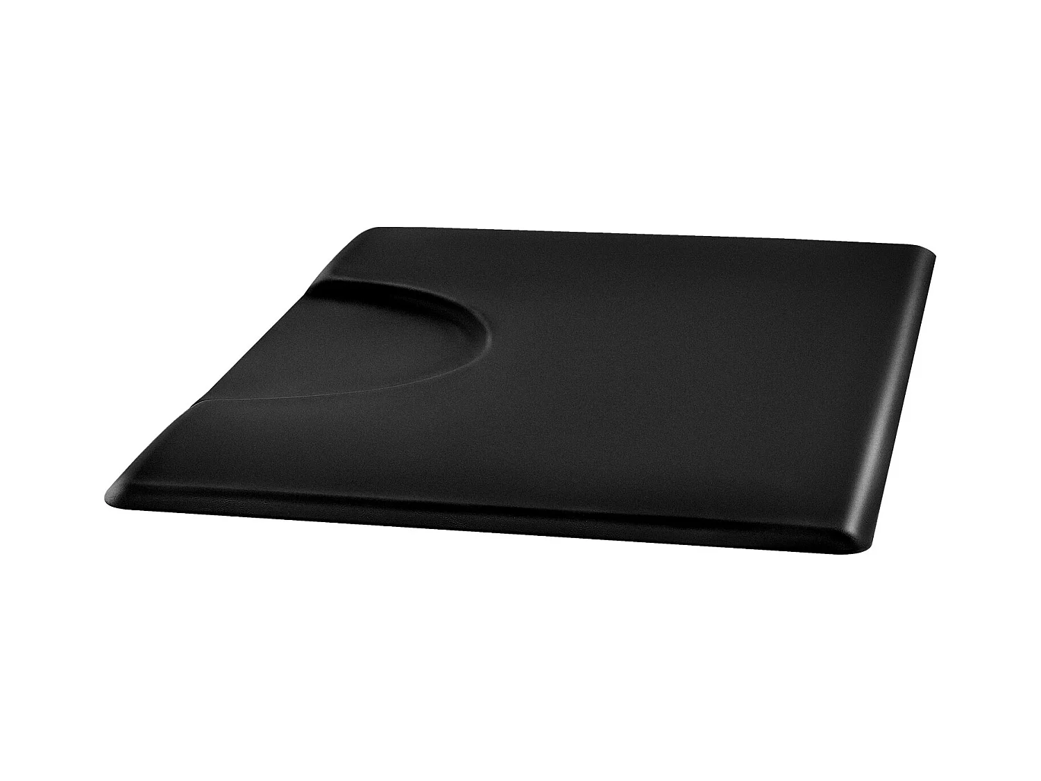 Tapis de Salon SucceBuy pour Coiffeurs, Rectangulaire, Anti-Fatigue, 152.5 x 91.5 cm, en PVC + PU de 2.3 cm D'Épaisseur, avec Découpe Circulaire