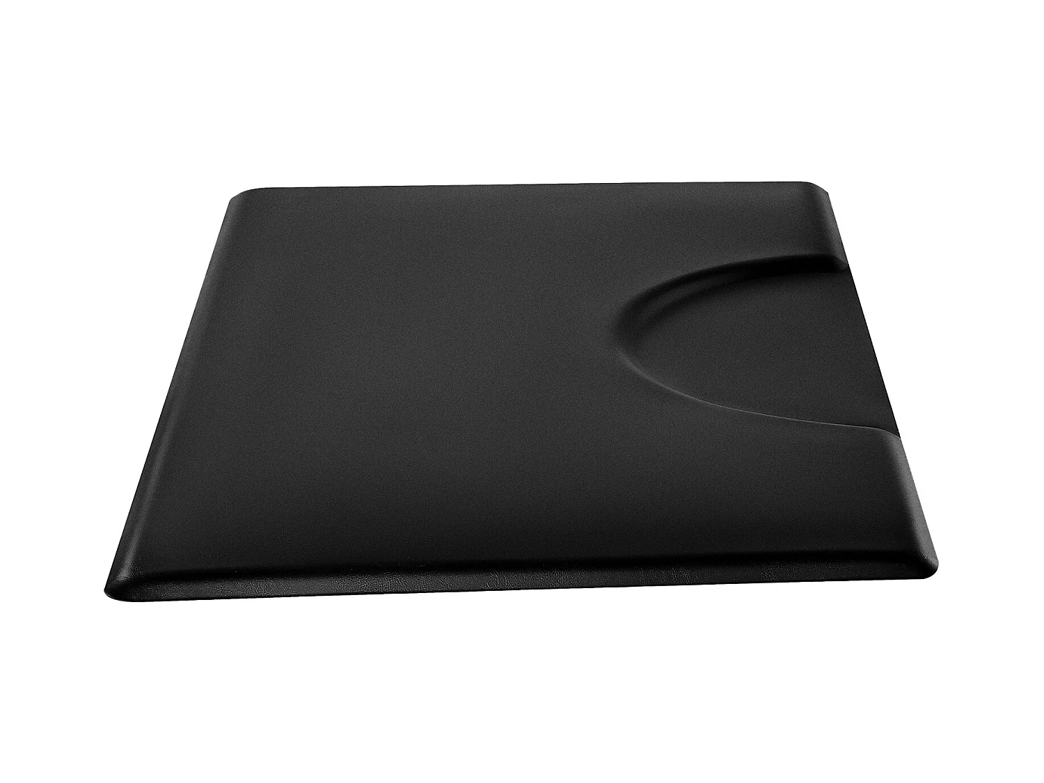 Tapis de Salon SucceBuy pour Coiffeurs, Rectangulaire, Anti-Fatigue, 152.5 x 91.5 cm, en PVC + PU de 2.3 cm D'Épaisseur, avec Découpe Circulaire