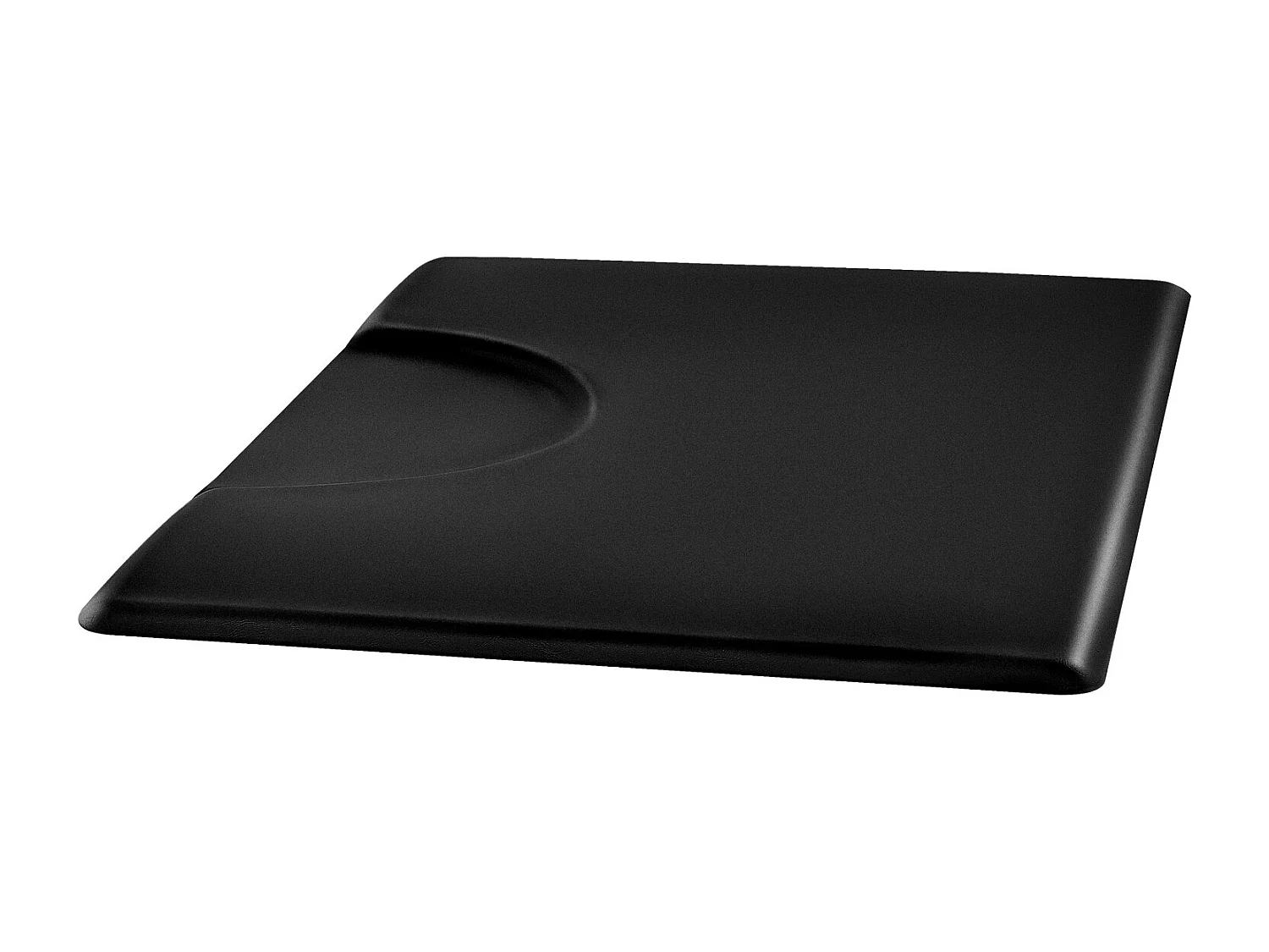 Tapis de Salon SucceBuy pour Coiffeurs, Rectangulaire, Anti-Fatigue, 152.5 x 91.5 cm, en PVC + PU de 2.3 cm D'Épaisseur, avec Découpe Circulaire