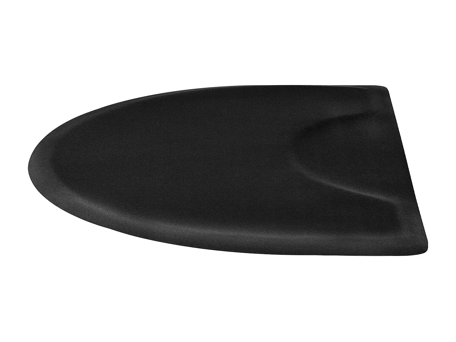 Tapis de Salon SucceBuy Demi-Cercle, 122 x 90.5 cm, Tapis de Sol Anti-Fatigue de 13 mm D'Épaisseur avec Découpe Ronde, Surface en PVC Facile à Nettoyer