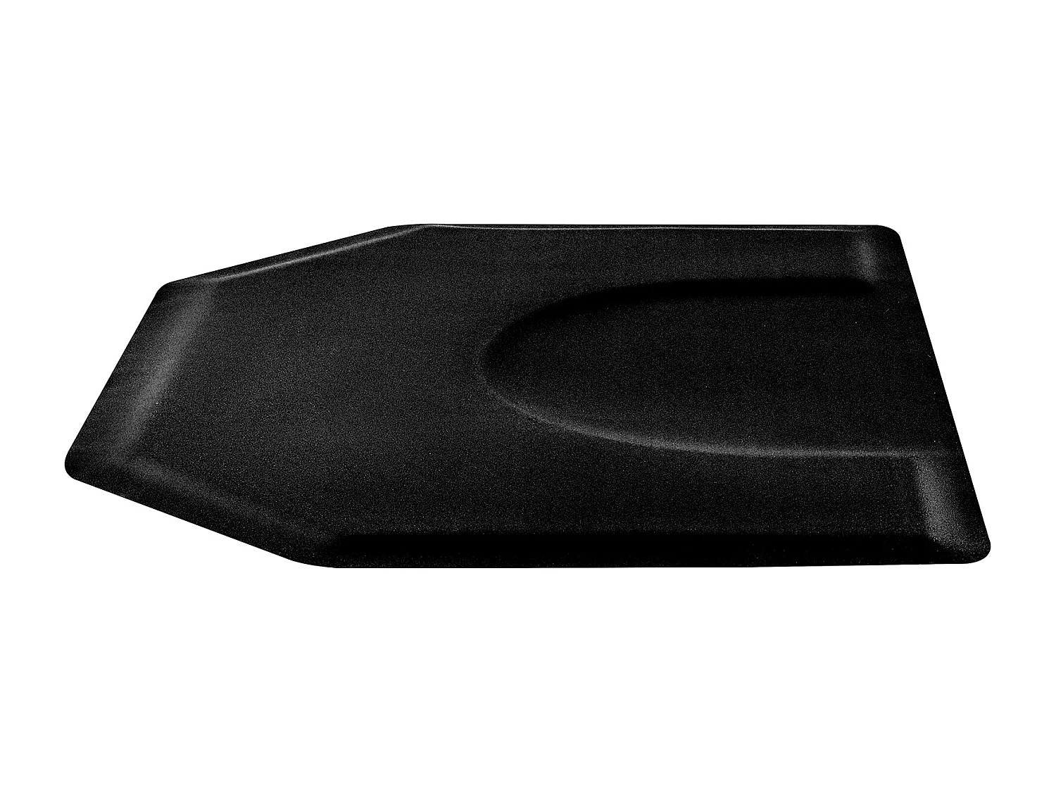 Tapis de Salon SucceBuy Coiffure, 122.5x150.5x1.3 cm, Tapis de Sol Anti-Fatigue pour Base de Chaise Ronde, Surface en PVC, Nettoyage Facile