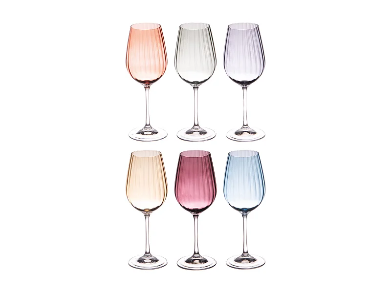 Coffret de 6 verres à pied Lumen 35 cl