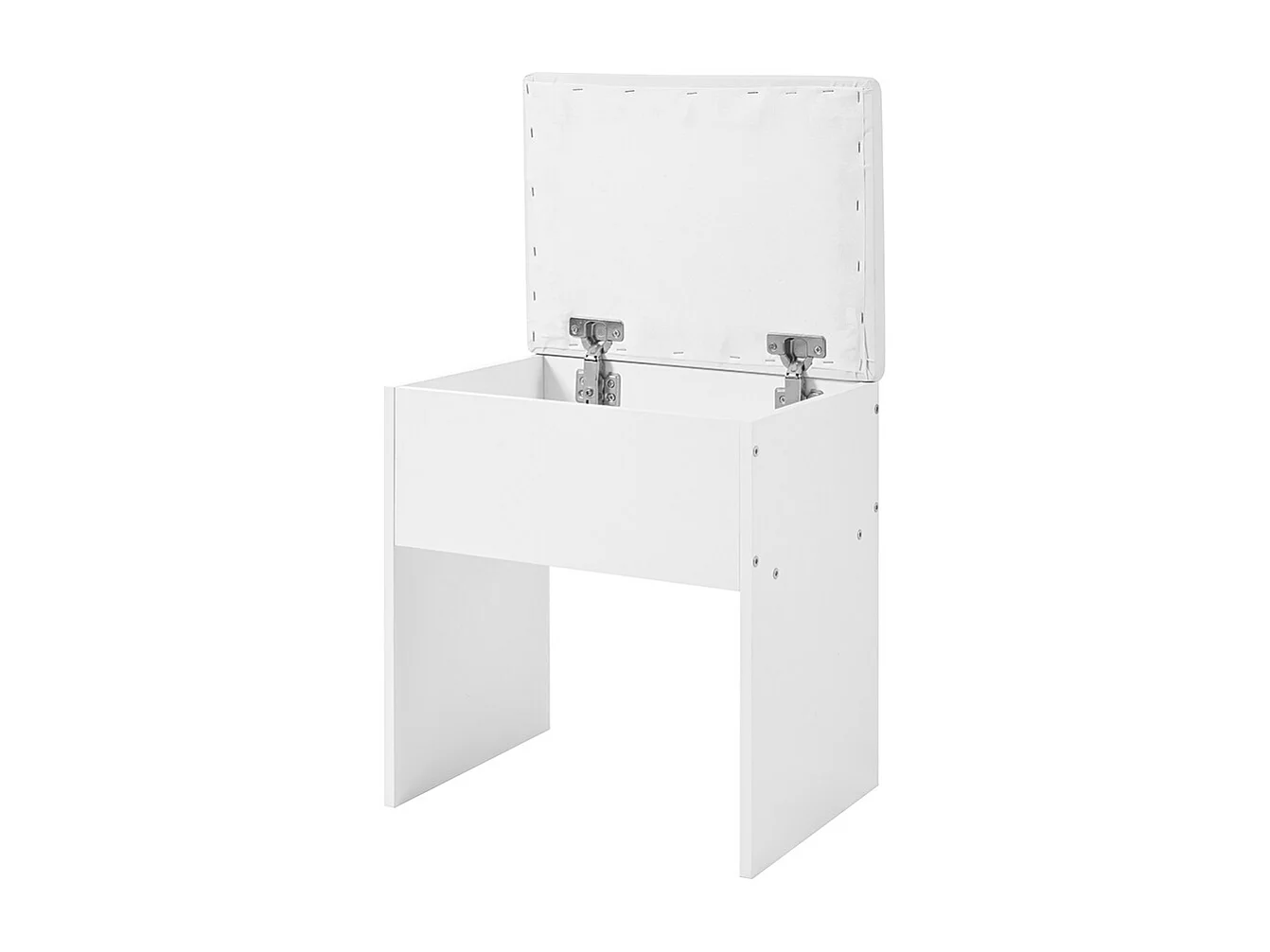 Coiffeuse blanc grande éclairage LED réglable prises électriques miroir 6 tiroirs 4 portes chambre