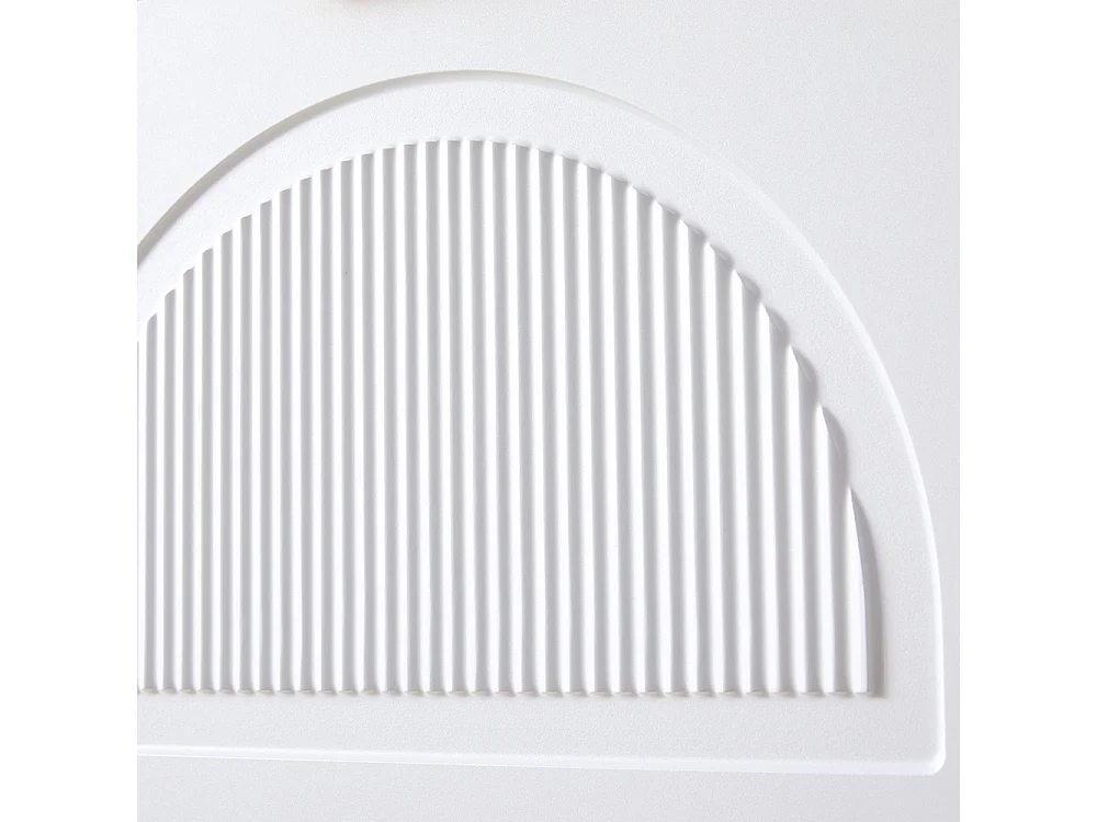 Meuble à chaussures blanc 6 compartiments rabats étagère indépendante entrée couloir