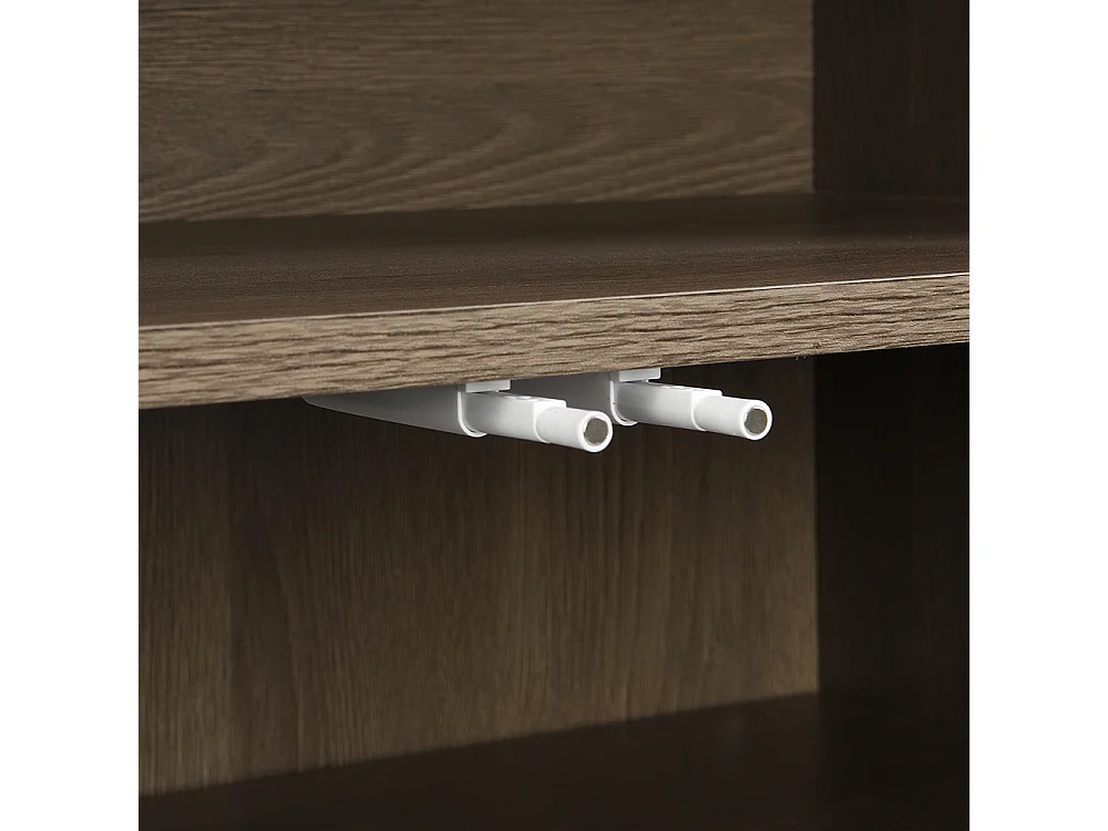 Meuble à chaussures blanc banc rangement armoire à chaussures multifonctionnelle assise rembourrée étagères réglables couloir