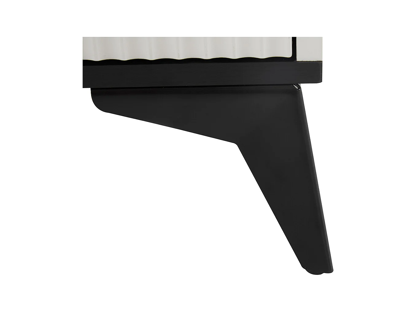 Meuble à chaussures blanc 3 rabats 1 tiroir 1 porte étagère étroite