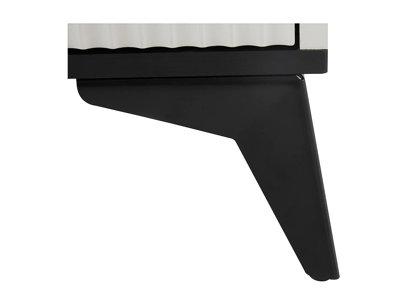 Meuble à chaussures blanc 3 rabats 1 tiroir 1 porte étagère étroite