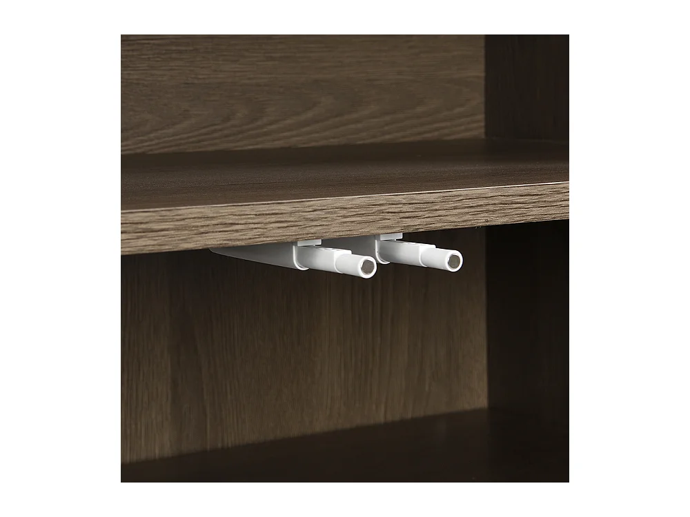 Meuble à chaussures gris banc rangement armoire à chaussures multifonctionnelle assise rembourrée étagères réglables couloir