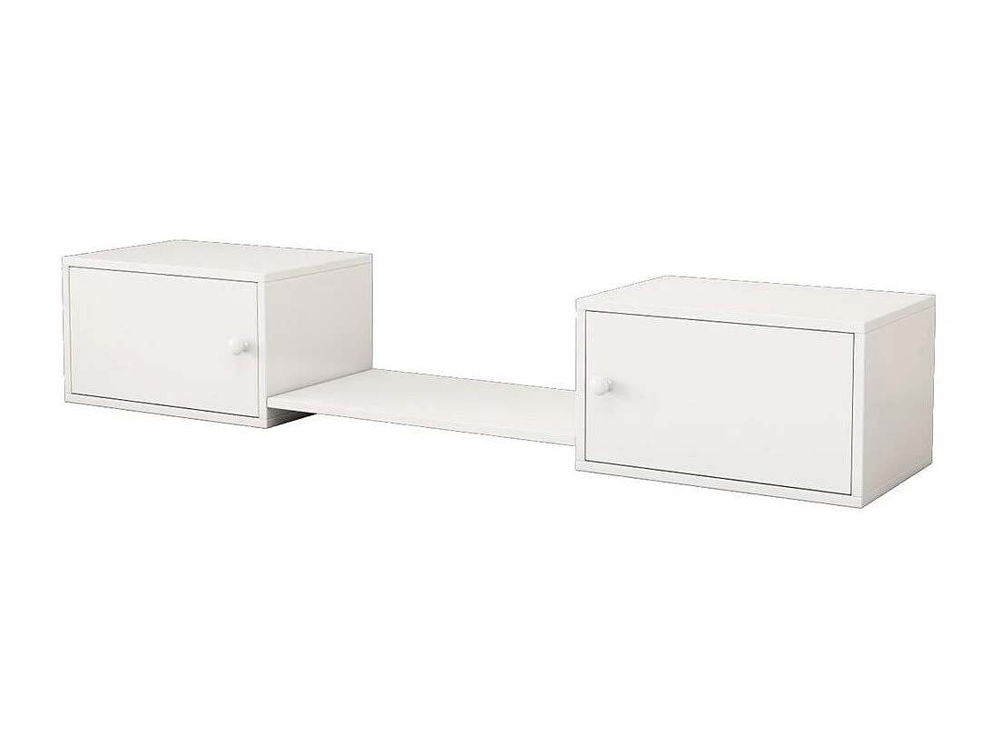 Meuble à chaussures d'entrée polyvalent changement chaussures compatible lits superposés blanc