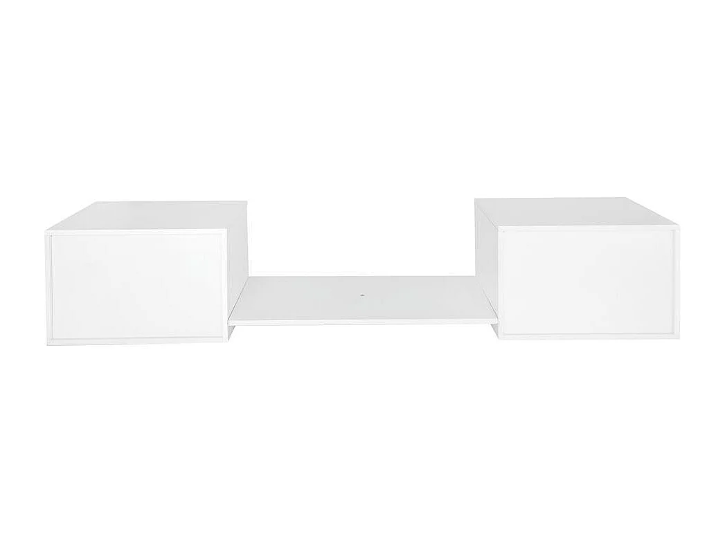 Meuble à chaussures d'entrée polyvalent changement chaussures compatible lits superposés blanc