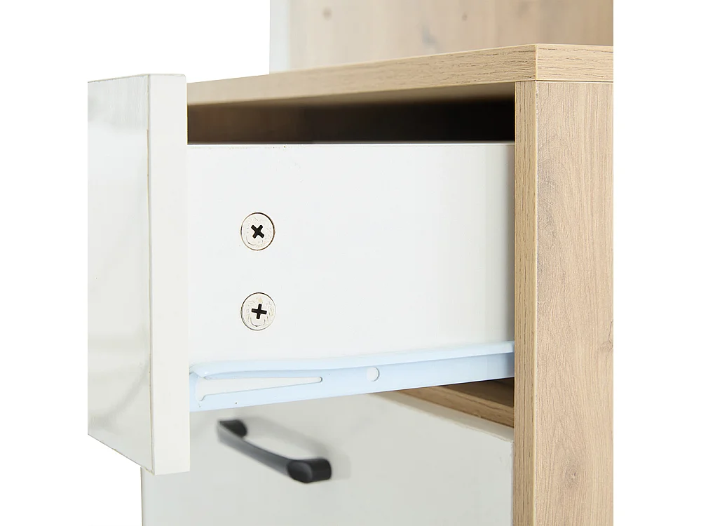 Garderobekast 100x38x190 cm wit spiegel bank schoenenlade opbergkasten