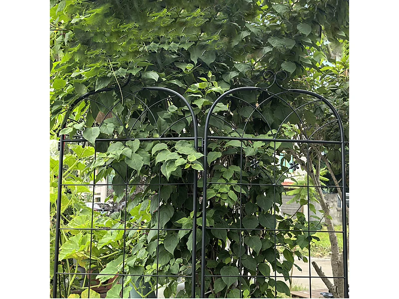 Grillage métallique jardin 2 paquets grillage plantes grimpantes intérieur extérieur plantes en pot plantes dintérieur décoratif clôture