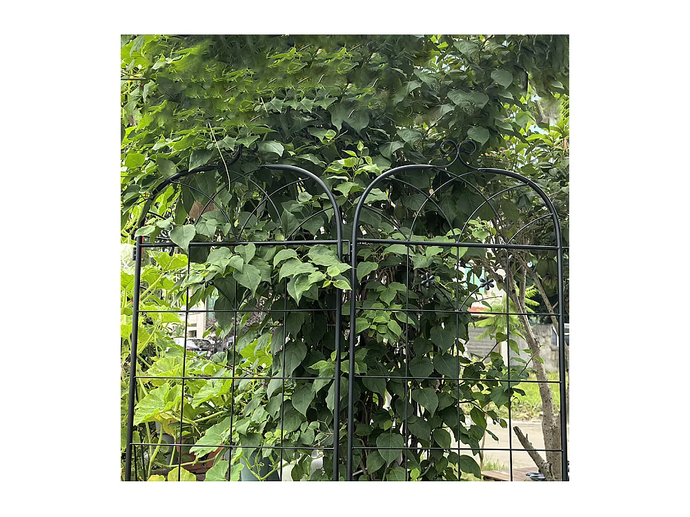 Grillage métallique jardin 2 paquets grillage plantes grimpantes intérieur extérieur plantes en pot plantes dintérieur décoratif clôture