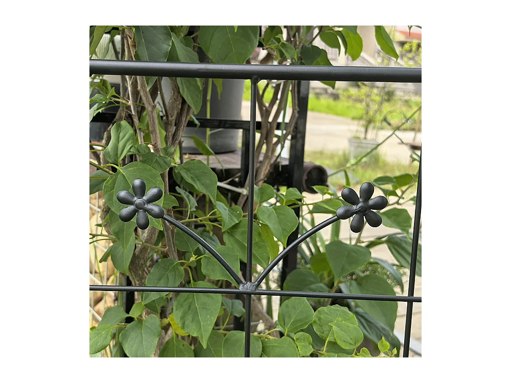 Grillage métallique jardin 2 paquets grillage plantes grimpantes intérieur extérieur plantes en pot plantes dintérieur décoratif clôture