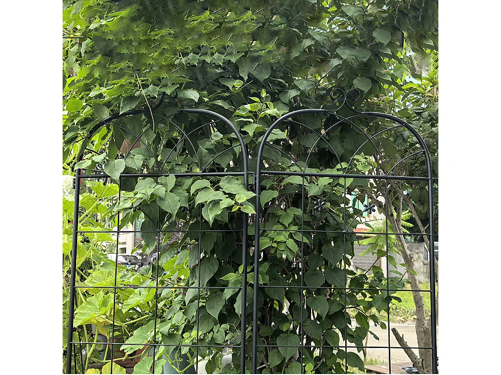 Grillage métallique jardin 2 paquets grillage plantes grimpantes intérieur extérieur plantes en pot plantes dintérieur décoratif clôture