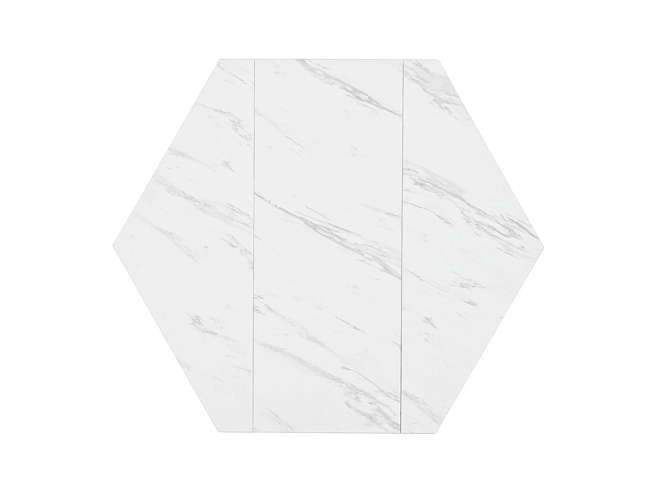 Ensemble table chaises 5 pièces table hexagonale marbre moderne 4 chaises velours vert pieds dorés