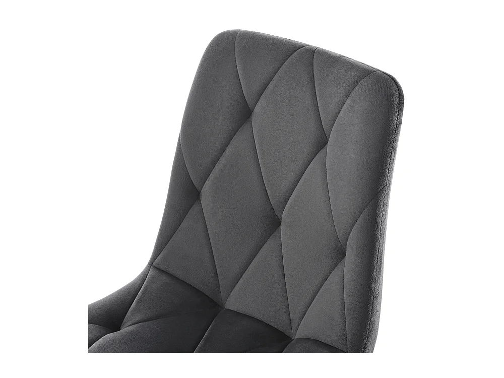 Ensemble table à manger 5 pièces table ronde marbre moderne pieds dorés 4 chaises ergonomiques velours gris