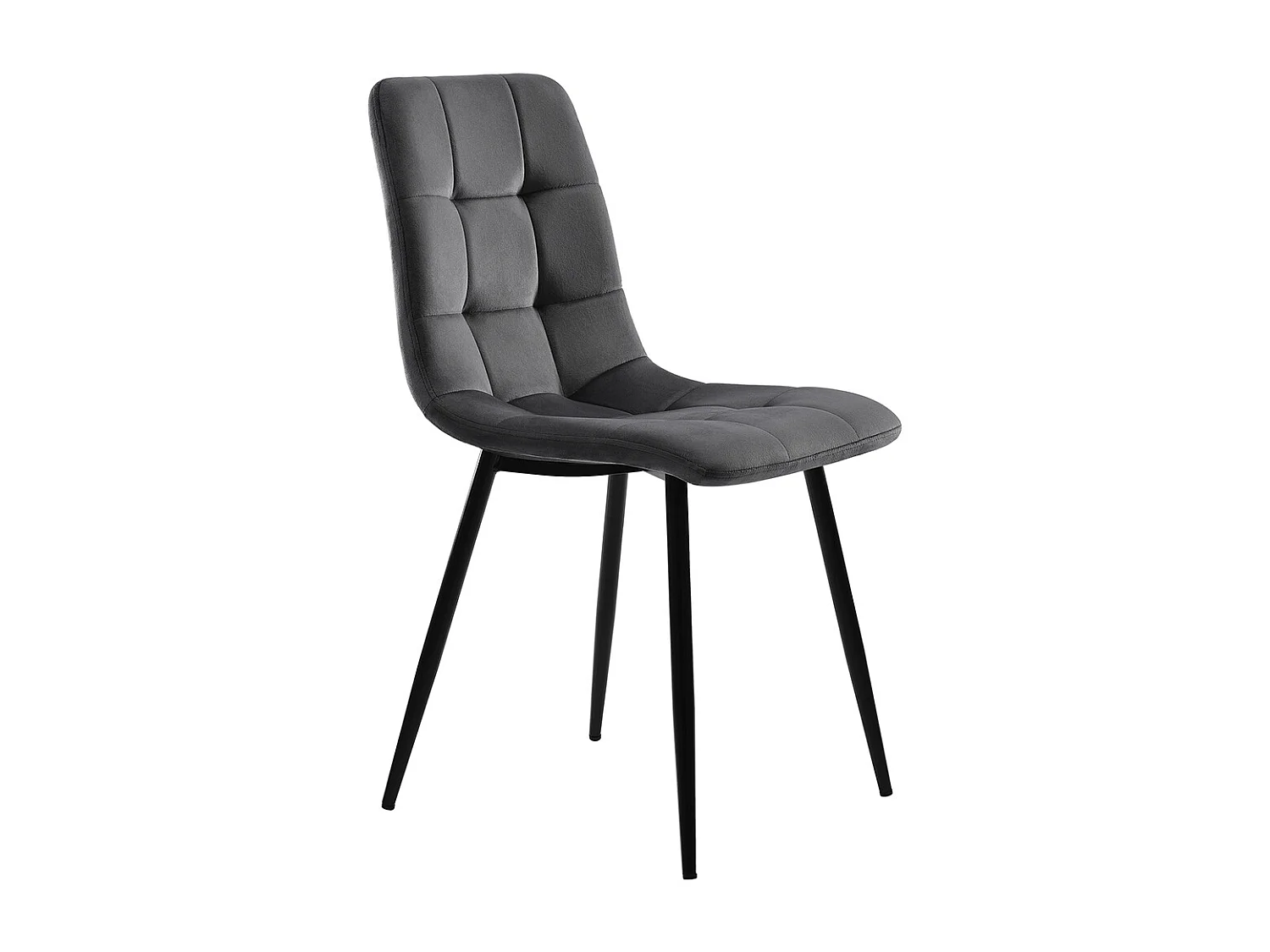 Ensemble table à manger 5 pièces 4 chaises moderne table ronde 80cm pieds noir plateau marbré chaises velours gris