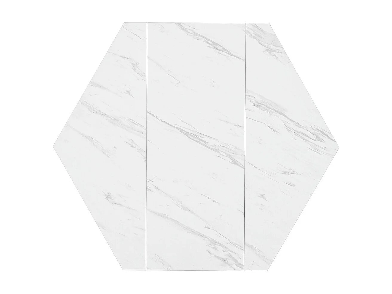 Ensemble table chaises 5 pièces table hexagonale marbre moderne 4 chaises velours gris pieds dorés