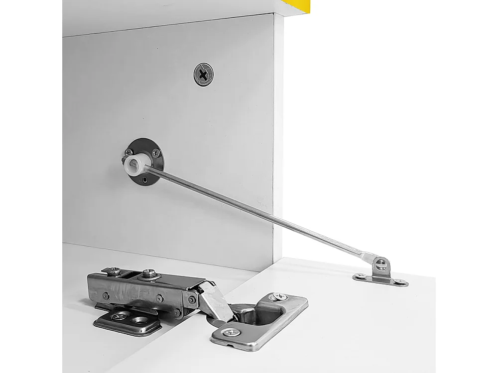 Table basse blanc brillant tables d'appoint tables basses avec verre et effet LED