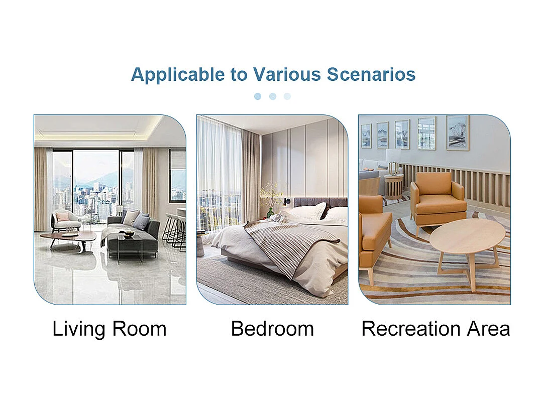 Table basse moderne minimaliste verre trempé design multicouche support MDF autocollants bois naturel