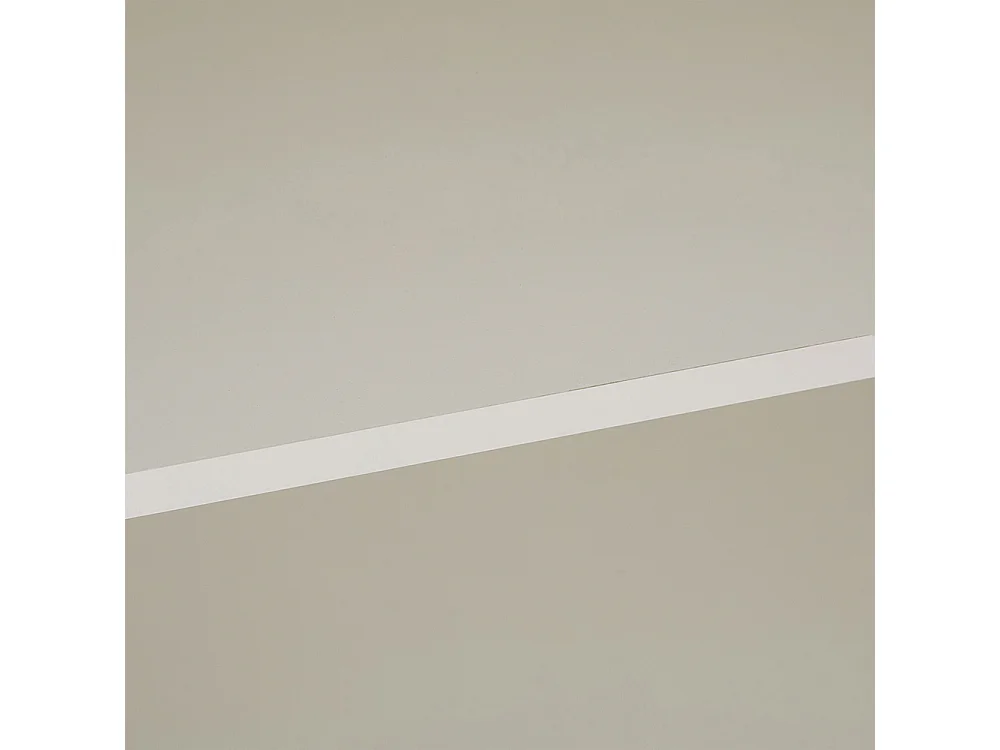 Buffet blanc commode meuble à chaussures espace rangement deux portes trois tiroirs étagère réglable salle à manger salon cuisine