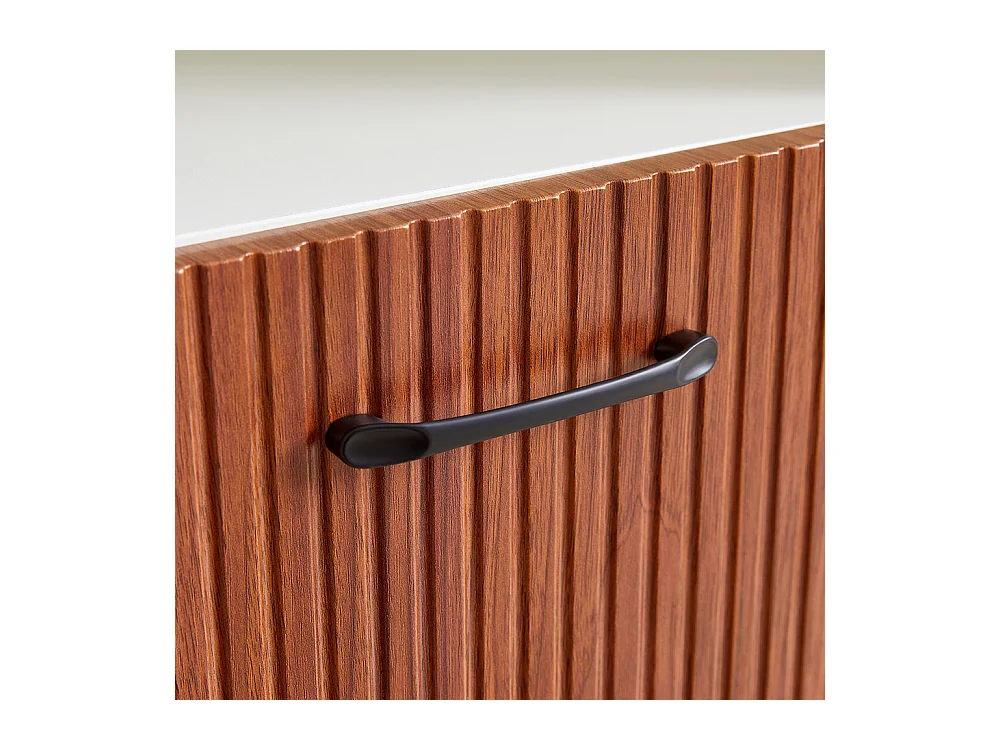 Buffet blanc armoire bois indépendante cuisine salon