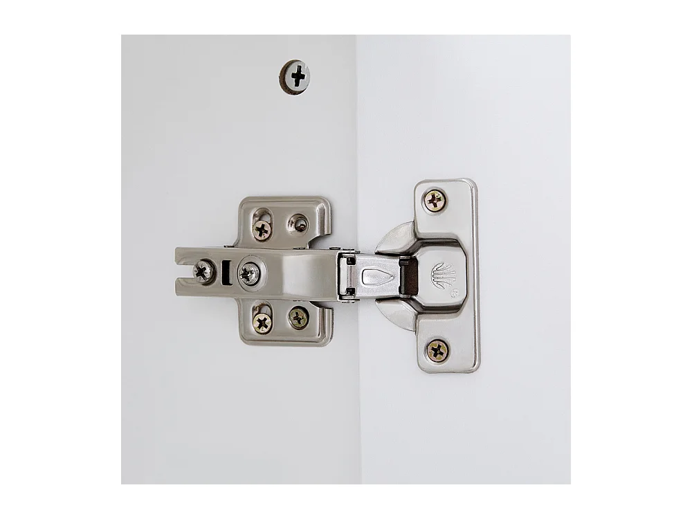 Buffet blanc armoire bois indépendante cuisine salon