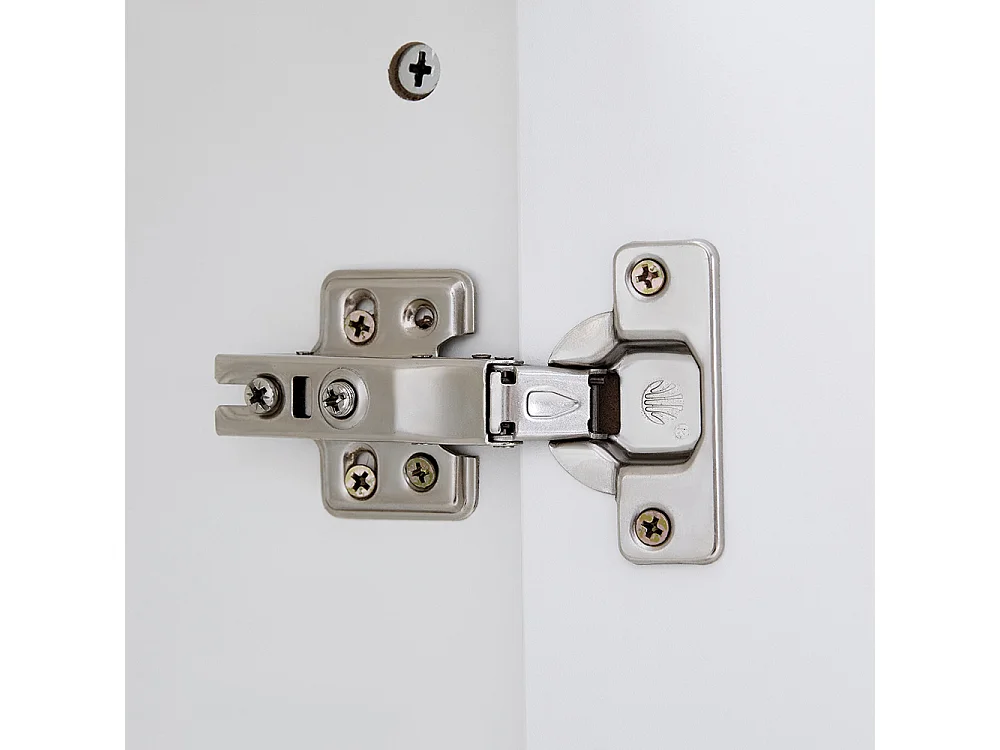 Buffet blanc armoire bois indépendante cuisine salon