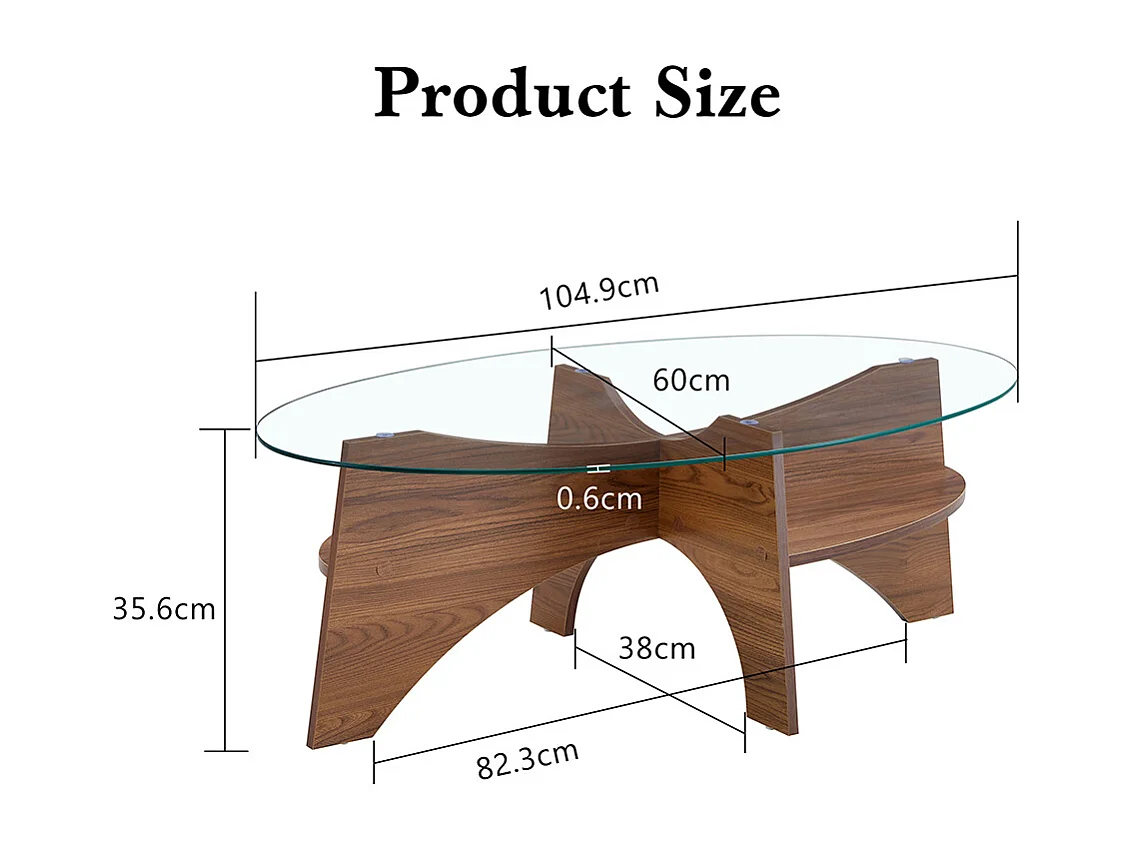 Table basse verre trempé haute qualité robuste facile à nettoyer design moderne