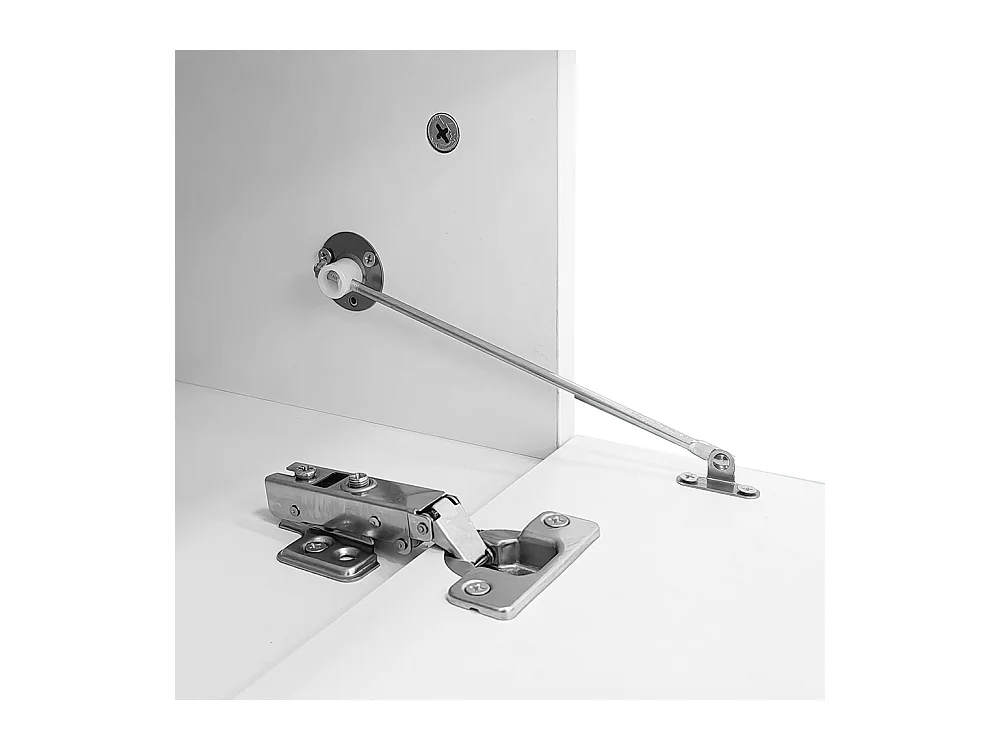 Table basse brillant avec verre et effet LED tables d'appoint tables basses blanc