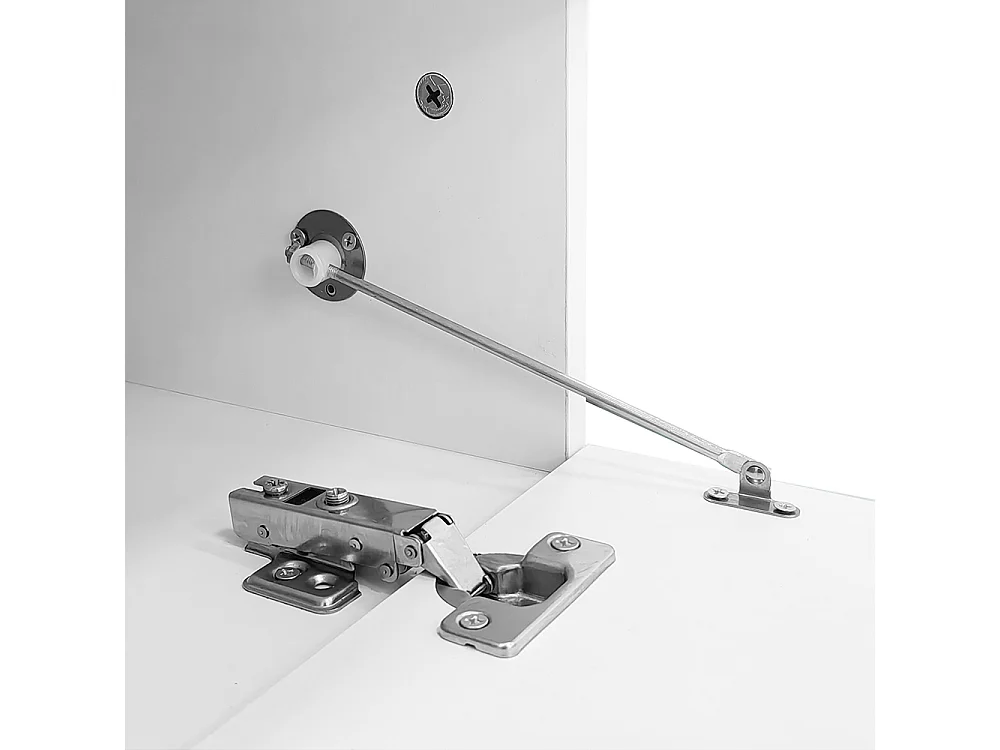 Table basse brillant avec verre et effet LED tables d'appoint tables basses blanc