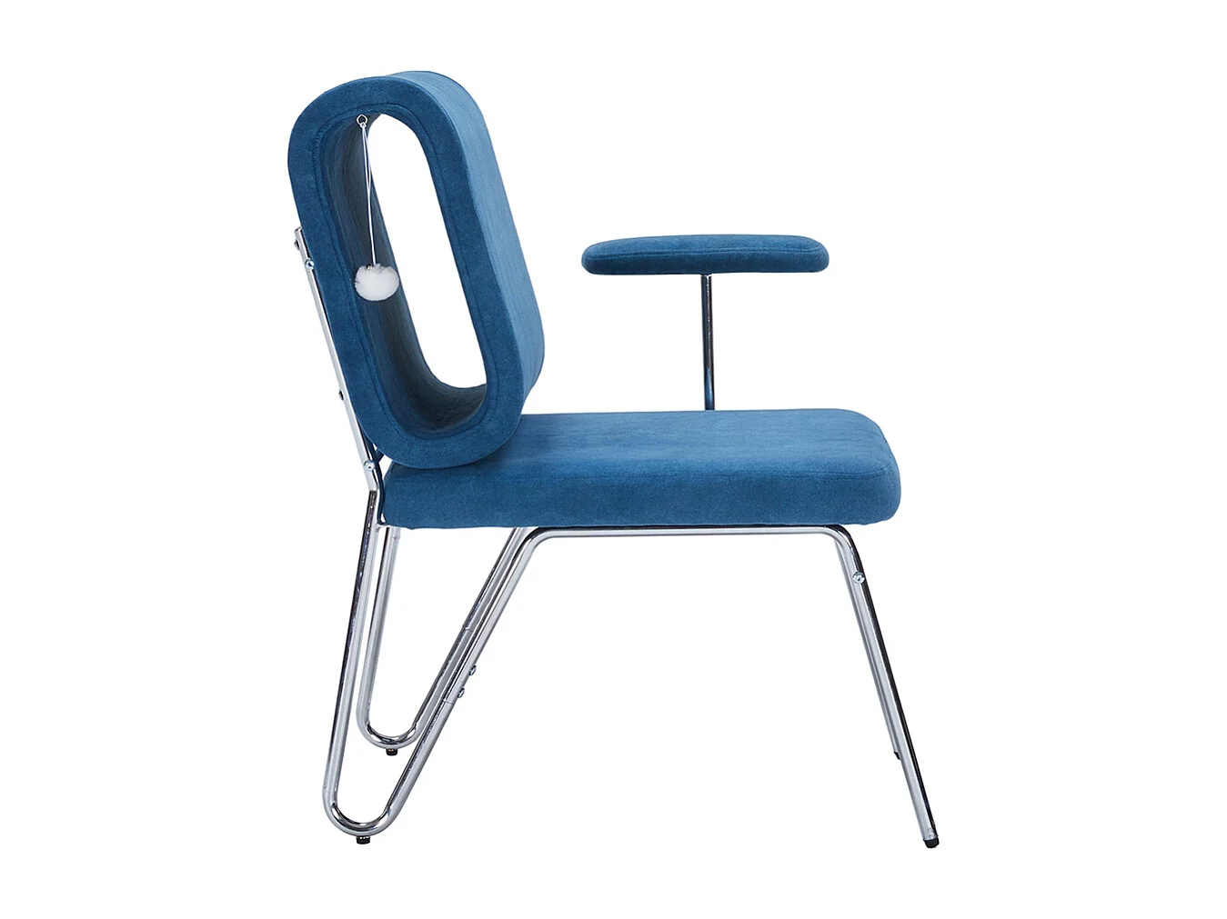 Chaise bureau niche chat animaux domestiques résistant griffes siège large accoudoirs interchangeables conviviale niche dossier