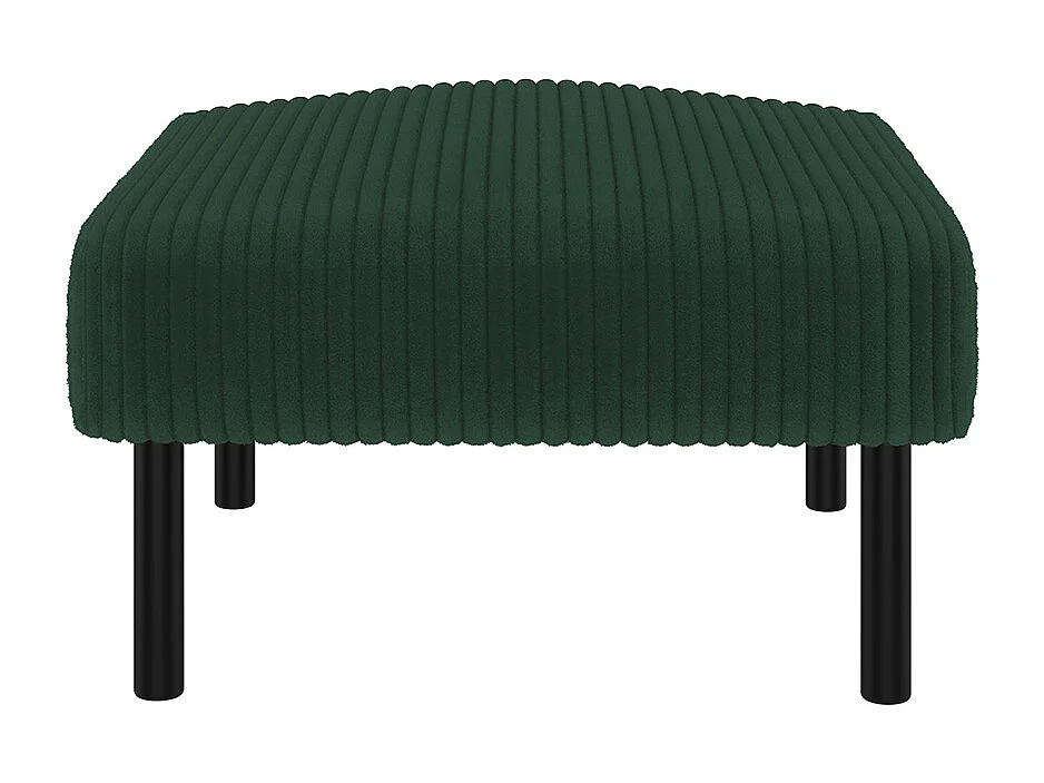 Hoogwaardige barkruk corduroy metalen frame ultiem comfort veelzijdig voetsteun poef tafel snelle montage smaragdgroen